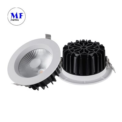 Factory Price COB LED Recessed Downlight IP40 Milky PC Diffuser 60° Beam Angle Triac 0-10V Dali-2 Dali Dt8 Tuya Zigbee Dimmable 10W Down Light