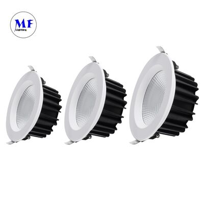 Factory Price COB LED Recessed Downlight IP40 Milky PC Diffuser 60° Beam Angle Triac 0-10V Dali-2 Dali Dt8 Tuya Zigbee Dimmable 10W Down Light