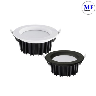 Aluminum High Power 5W/7W/10W/12W/15W/20W/25W/30W/35W/40W/45W/50W Dimming CCT Adjustable Dimmable Smart Recessed Indoor Downlight Spot IP40 Hotel LED Down Light