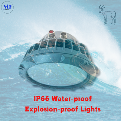 Factory Price IP66 IK08 5 Years Warranty LED ATEX Certified Explosion Proof High Bay Light -40ºC~+55ºC Working Temp Ex Proof Light for Oil Refinery Chemical Plant