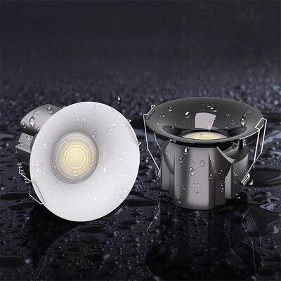 IP65 Waterproof Anti Glare LED Recessed Spot Down Light Triac 0-10V Dali-2 Dali Dt6 Dt8 Dimmable Die Cast Aluminum Bathroom Kitchen Anti-Fog Ceiling Spot Li
