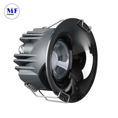 Commercial IP65 LED Downlight 100lm/W CRI80/90 AC100-277V Dali-2 Triac 0-10V Dimmable Multi-Color Reflector Recessed Down Light