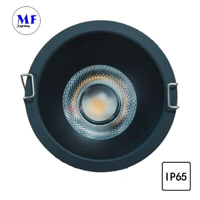 Factory IP65 LED Recessed Spot Downlight Light CRI90 Triac Dali Dimmable Matte White Black Silver Rose Gold Reflector LED Down Light 5-Year Warranty