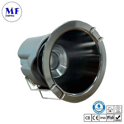 Factory Price IP65 Waterproof Triac 0-10V Dali Dt6 Dt8 Dimmable 10W 12W 18W 20W 25W 30W100lm/W Various Metallic Color Reflector Recessed LED Down Light