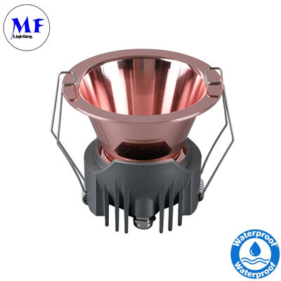 Factory Price IP65 Waterproof Triac 0-10V Dali Dimmable CCT Adjustable 10W 12W 18W 20W 25W 30W100lm/W Various Metallic Color Reflector Recessed LED Down Light
