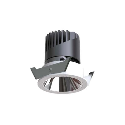 High CRI90 Eye Protection LED Recessed Ceiling Down Light, Frameless Design 15W COB Spot Light for Commercial & Residential Home Lighting