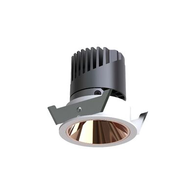 High CRI90 Eye Protection LED Recessed Ceiling Down Light, Frameless Design 15W COB Spot Light for Commercial & Residential Home Lighting
