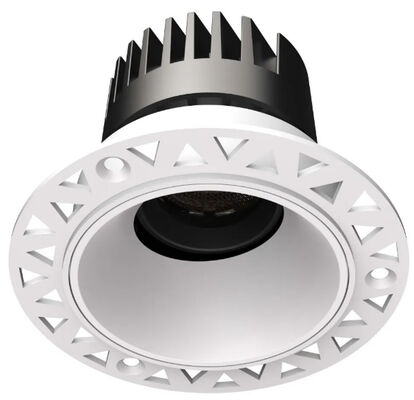 Die-Cast Aluminum Trimless Recessed LED Spot Down Light, Eye-Protection Down Light, 8°-55° 2700K-6000K CCT Adjustable LED Down Light for Commercial Use