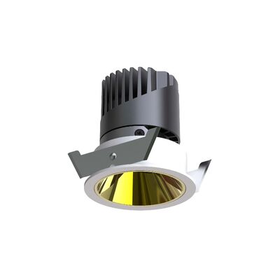 IP20/IP44 Aluminum Anti-Glare LED Down Light Spot Light, 2700-6000K CCT Adjustable Recessed Ceiling Lamp for Exhibition Hall & Commercial Indoor Lighting