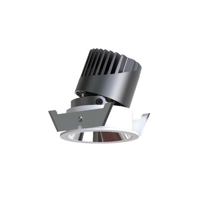 Recessed Anti-Glare LED Spot Light, IP20 Aluminum 20W 1700lm Tunable Cabochon LED Down Light, Ceiling Downlights for Exhibition Hall Project