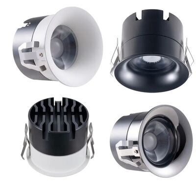 Deep Anti Glare LED Downlight Triac 0-10V Dali-2 Dali Dt6 Dt8 Dimmable COB Recessed LED Spot Down Light