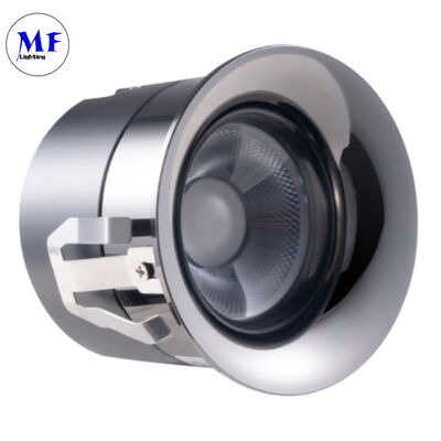Cabochon Frameless Recessed LED Spot Downlight 5W Triac 0-10V Dali-2 Dali Dt8 Dimmable 100lm/W CRI90 AC100-277VAC Anti-Glare CCT Adjustable LED Down Light