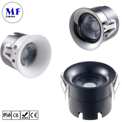 10W CRI90 100lm/W Triac /0-10/Dali Dimmable Beam Angle 15°/24°/36°/ Optional 3 Year Warranty Recessed Anti-Glare Frameless LED Down Light for Office Hotel