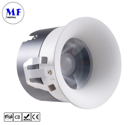 10W CRI90 100lm/W Triac /0-10/Dali Dimmable Beam Angle 15°/24°/36°/ Optional 3 Year Warranty Recessed Anti-Glare Frameless LED Down Light for Office Hotel