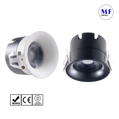 17+ Years Factory No Glare Simple 3W 5W 7W 10W 12W 15W 110lm/W Ik07 Cozy Recessed Commercial Residential Home Hotel Spotlight Mini Feet Round LED Down Light
