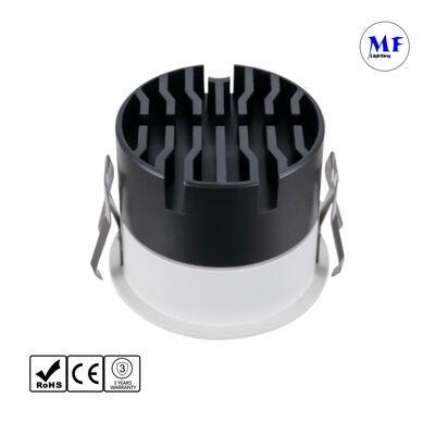 17+ Years Factory No Glare Simple 3W 5W 7W 10W 12W 15W 110lm/W Ik07 Cozy Recessed Commercial Residential Home Hotel Spotlight Mini Feet Round LED Down Light