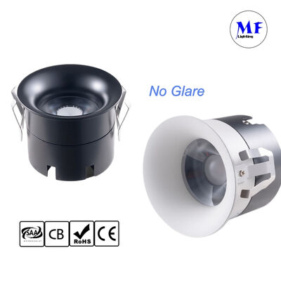 17+ Years Factory No Glare Simple 3W 5W 7W 10W 12W 15W 110lm/W Ik07 Cozy Recessed Commercial Residential Home Hotel Spotlight Mini Feet Round LED Down Light