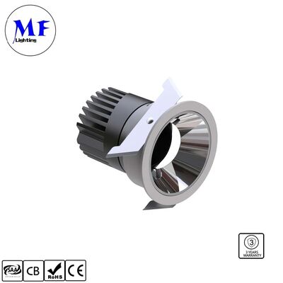 7W Triac /0-10/Dali-2 Dimmable Beam Angle Optional LED Spot Downlight CRI90 100lm/W 3 Year Warranty Recessed Anti-Glare Spring Clip LED Down Light for Hotel