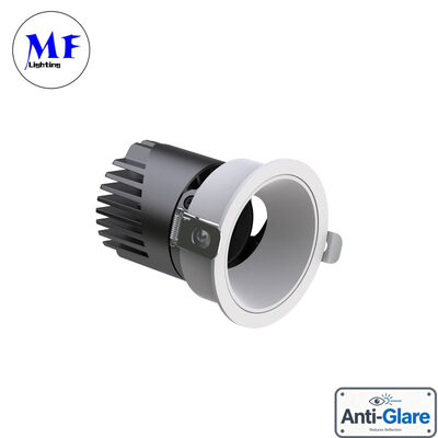 Factory Price Dimmable Spring Clip 20W 25W 30W Various Metallic Color Reflector Bathroom Frameless Recessed Anti-Glare Spot LED Down Light