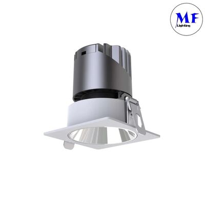 IP20 IP44 7W/10W/12W/15W/20W 2700-6500K CCT Tunable Smart Power Dimmable Triac/0-10V/Dali-2 Recessed Square Downlight Spot Anti Glare LED Down Light