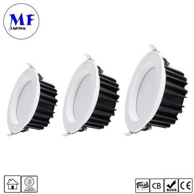 5W CRI90 100lm/W Wide Beam Angle 120° Triac /0-10V/Dali-2/Tuya Zigbee Dimmable LED Spot Downlight Recessed Anti-Glare SMD LED Down Light for Commercial Places