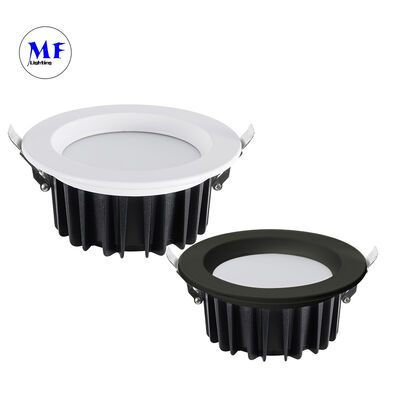Factory Price Die-Cast Aluminum 40W SMD Ceiling Recessed Downlight Ugr<19 Anti-Glare Triac 0-10V Dali-2 Dali Dt8 Tuya Zigbee Dimmable Down Light
