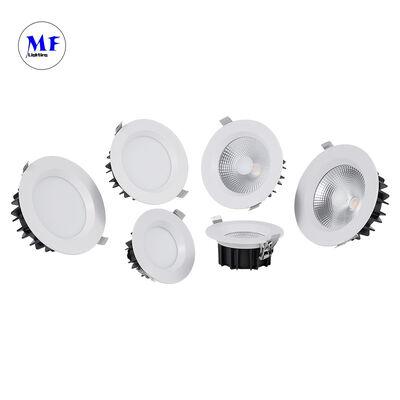 Factory Price Die-Cast Aluminum 40W SMD Ceiling Recessed Downlight Ugr<19 Anti-Glare Triac 0-10V Dali-2 Dali Dt8 Tuya Zigbee Dimmable Down Light