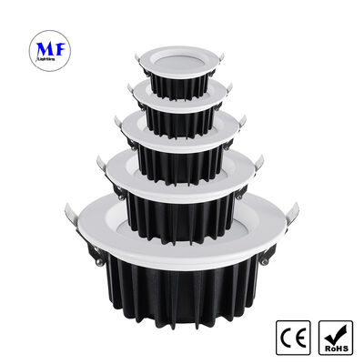 Factory Price LED Recessed Downlight Triac 0-10V Dali Dali-2 Dt6 Dt8 Dimmable, Zigbee Tuya WiFi Anti-Glare IP40 Die-Cast Aluminum Ceiling Down Light for Hotel