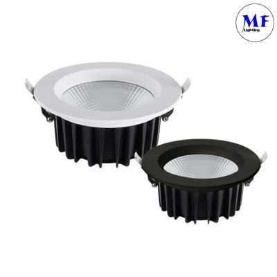 Aluminum 60 Degree Triac 0-10V Dali Smart Dimming Dimmable CCT Adjustable 5W/7W/10W/12W/15W/20W/25W/30W/35W/40W/45W/50W Downlight Recessed COB LED Down Light