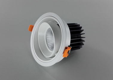 28 W White Aluminum High Power COB LED Spot Light Fittings IP20 Adjustable Beam Angle