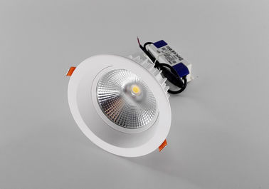 80Ra IP65 IP20 Recessed Round Aluminum COB LED Down Light Energy Saving