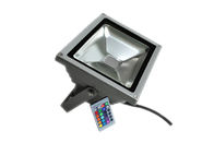 High Lumen 5950Lm Waterproof LED Flood Light 70W Silver Grey / Black