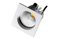 9W 45° Beam Angle Dimmable LED Down Lights With Edison Chip Sqaure 750LM CRI83