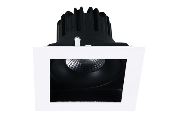 Square Shape 7W Anti Glare LED COB Downlight With Adjustable Beam Angle