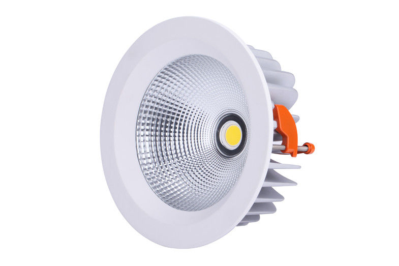 40w COB Led Downlight  IP44 8 Inch Cut Out 208mm Dali Dimmable Driver
