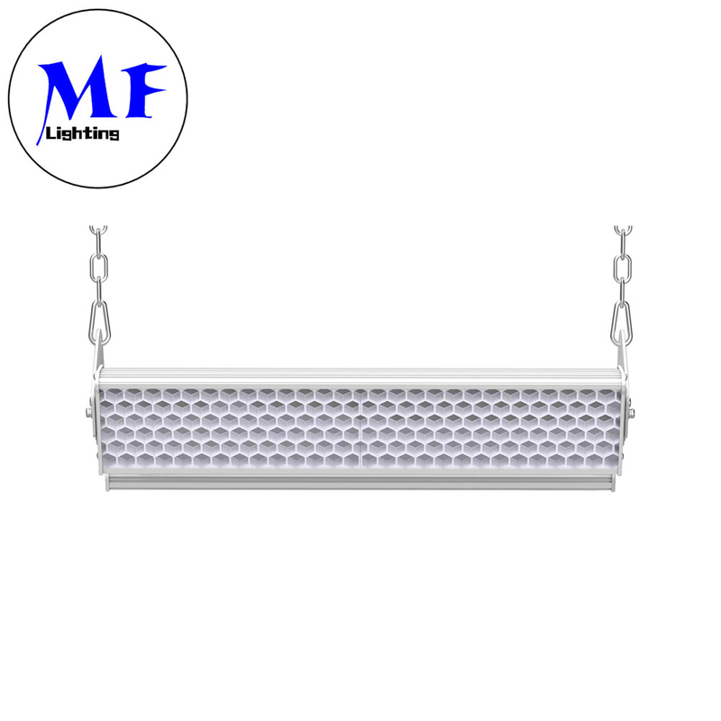 IP40 IK08 Anti-Glare Linear LED High Bay Light  400W suspended ceiling led light fixtures