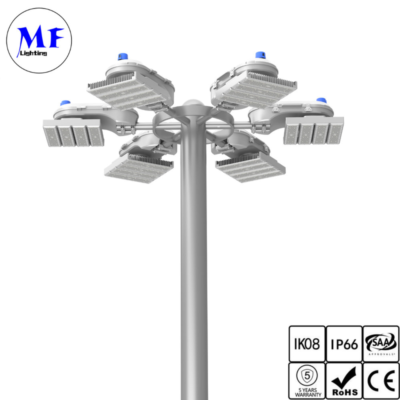 IP66 High Mast LED Flood Light Stadium Light High Power 400W 600W 800W For Wharf Airport Aproan