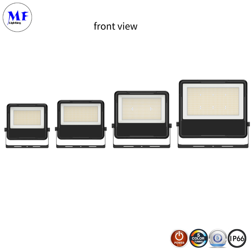 240W 300W Power Dimmable Floodlamp Floodlighting LED Flood Light For Sport Court IP66 Waterproof CCT Adjustable Selectab