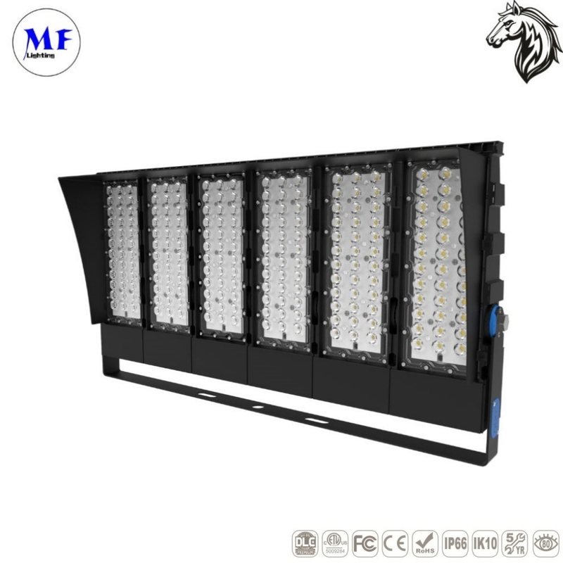 High Mast LED Flood Light 200W-500W IP66 Waterproof With DALI Dimmable Smart Control For Plaza Parking Lot Yard