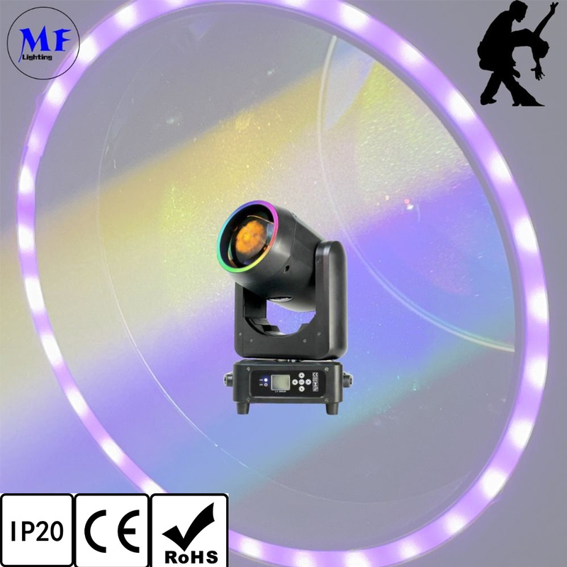 200W LED Spot Stage Light 14 Color Plates+White Light DMX-512 150W 540° Pan LED Effect Laser Dancing Moving Head Lights