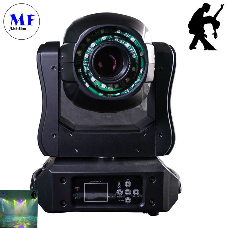 Moving Head LED Stage Lights 1pcs 150W White LED + 24pcs RGB3 In One Effectmoving Spot Beam Stage Lighting