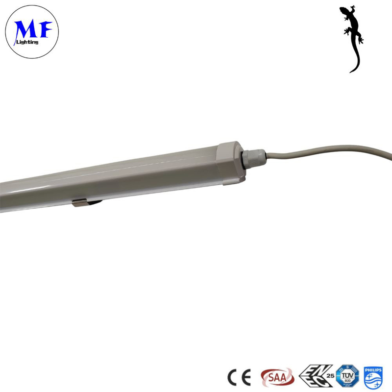 IP69K 200lm/W Power LED Tri Proof Light With Microwave Sensor For Workshops Platforms Overpasses Textile Mills Libraries