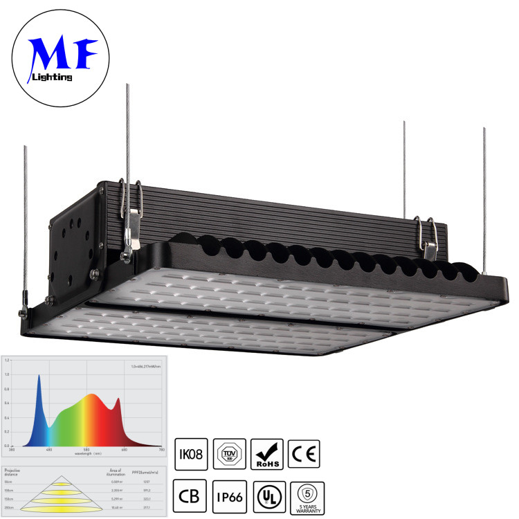 Increase Production By 20% High Efficiency LED Grow Light IP66 IK08 Waterproof 540W  For Vertical Hydroponic Farming