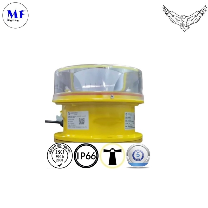 LED Medium-intensity Type B L864 Aviation Obstruction Light ICAO FAA Red Obstacle Light