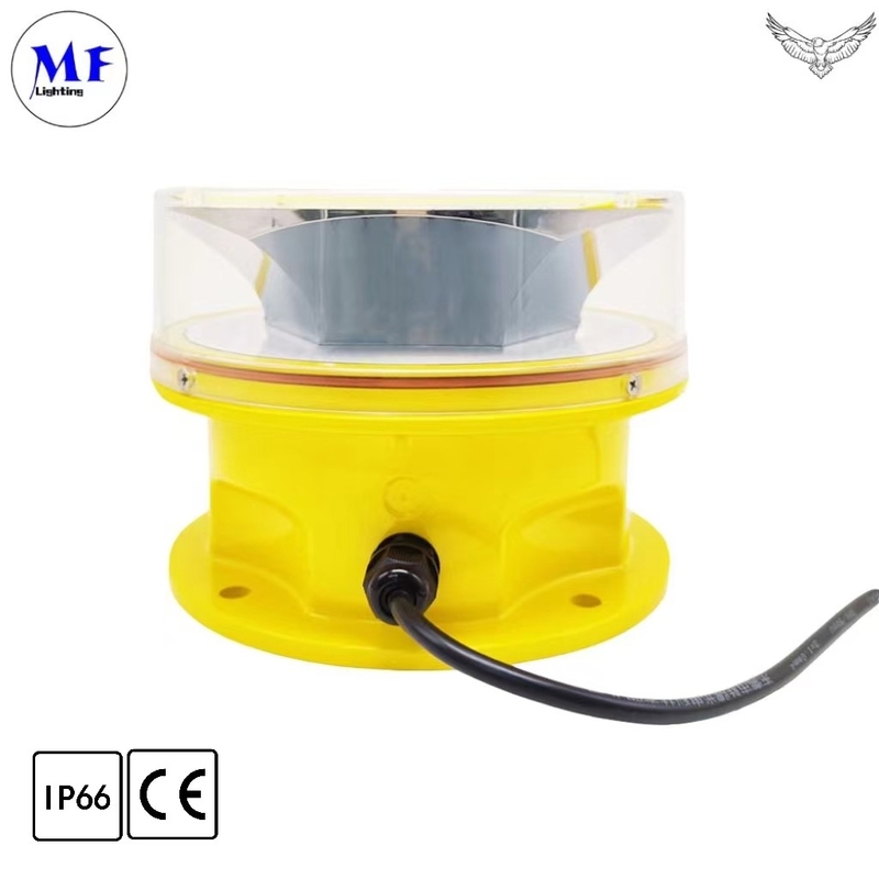 DC(12V, 24V, 48V) Aviation Obstruction Light IP66 Waterproof Rescue Lamp For Marking Towers