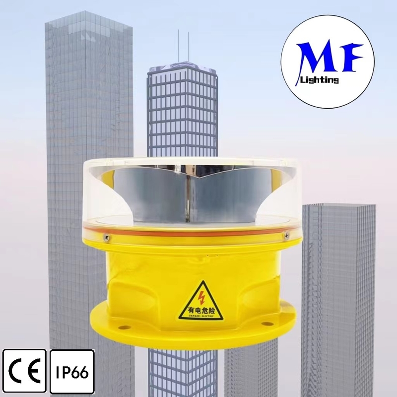 600W 20fpm Red & White LED Aviation Obstruction Light Waterproof Lamp for High Pole