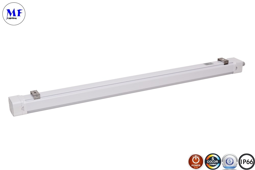 160lm/W  LED Triproof Light Years IK08 with Emergency Sensor For Indoor Warehouse