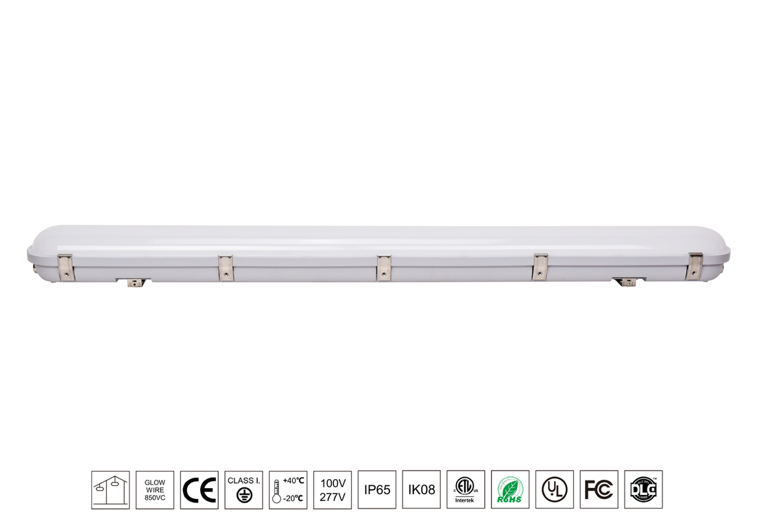 60W Viewing Angle120 Degree 5 Years Warranty IP65 LED Tri-proof Light For Warehouse Parking Lot