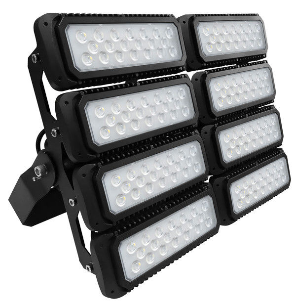 600W 155lm/W Outdoor LED Flood Lights With 10 Years Warranty , Black Color Body , Professional Beam Angle