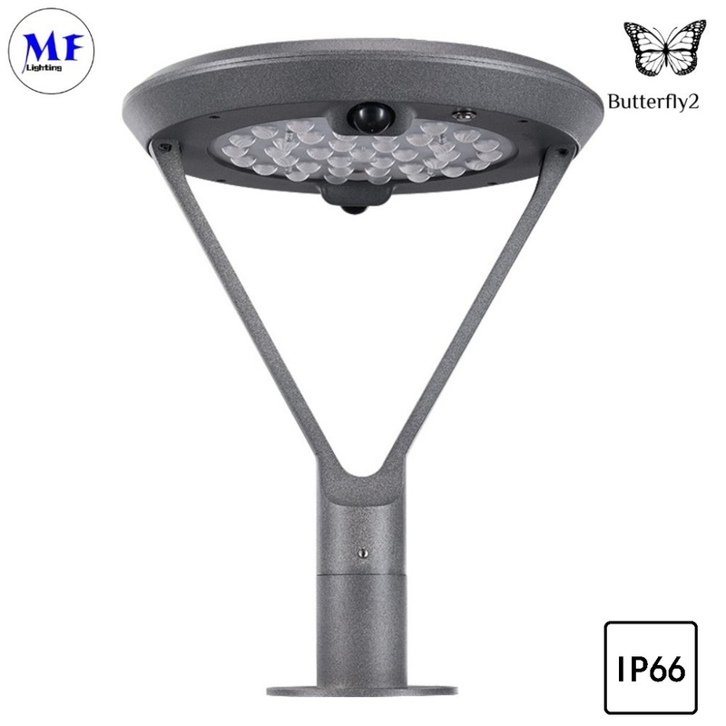 IP66 6.5W  Outdoor LED Solar Garden Street Lighting Waterproof 2900-3200K Warm Light with Cycles Battery For Sidewalk